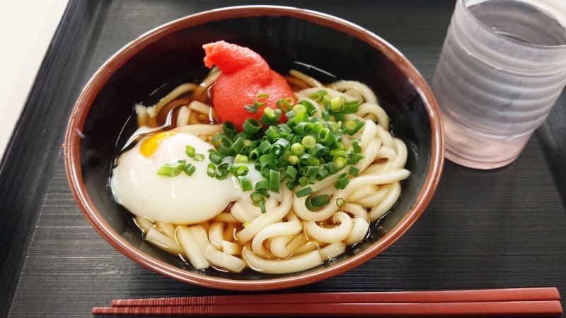 明太釜玉うどん