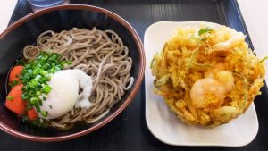 明太釜玉そば