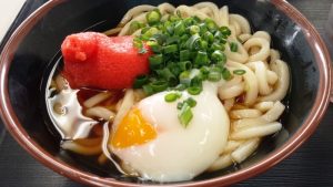 明太釜玉：アップ